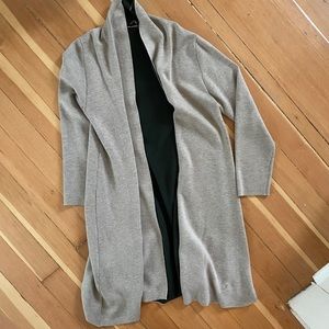 Long tan cardigan
